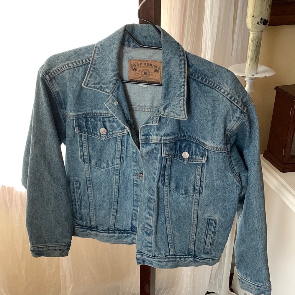 Gap denim jean jacket XL